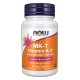 Now MK-7 Vitamin K-2 100 mcg 60кап